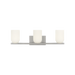 Generation Lighting Neblina Three-Light Vanity Brushed Nickel Bulb[s] Included (GLV1973BNE)