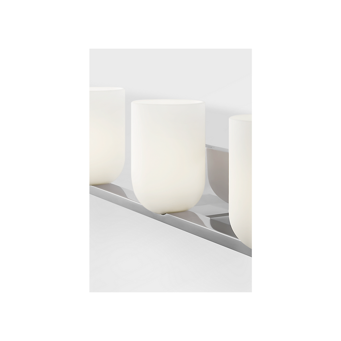 Generation Lighting Neblina Three-Light Vanity Chrome Bulb[s] Not Included (GLV1973CH)