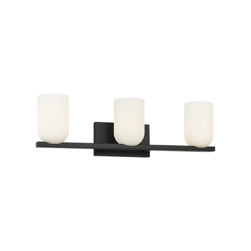 Generation Lighting Neblina Three-Light Vanity Midnight Black Bulb[s] Not Included (GLV1973MBK)