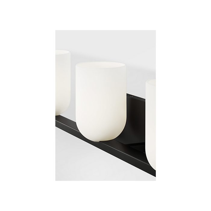 Generation Lighting Neblina Three-Light Vanity Midnight Black Bulb[s] Not Included (GLV1973MBK)