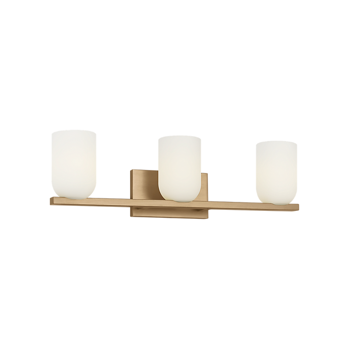 Generation Lighting Neblina Three-Light Vanity Satin Brass Bulb[s] Not Included (GLV1973SB)