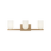 Generation Lighting Neblina Three-Light Vanity Satin Brass Bulb[s] Not Included (GLV1973SB)