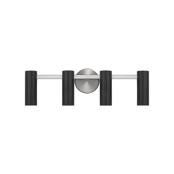 Generation Lighting Zentro Four-Light Vanity Brushed Nickel Bulb[s] Not Included (GLV2084BN)