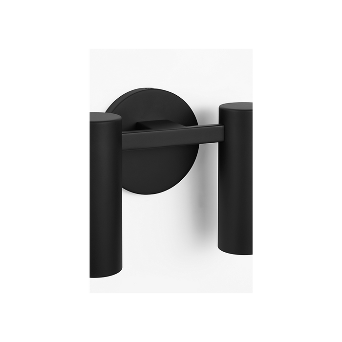Generation Lighting Zentro Four-Light Vanity Midnight Black Bulb[s] Not Included (GLV2084MBK)