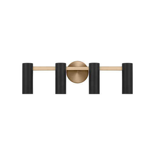 Generation Lighting Zentro Four-Light Vanity Satin Brass Bulb[s] Included (GLV2084SBE)