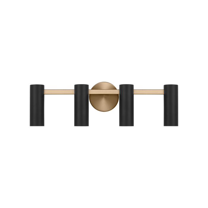 Generation Lighting Zentro Four-Light Vanity Satin Brass Bulb[s] Not Included (GLV2084SB)