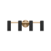 Generation Lighting Zentro Four-Light Vanity Satin Brass Bulb[s] Not Included (GLV2084SB)