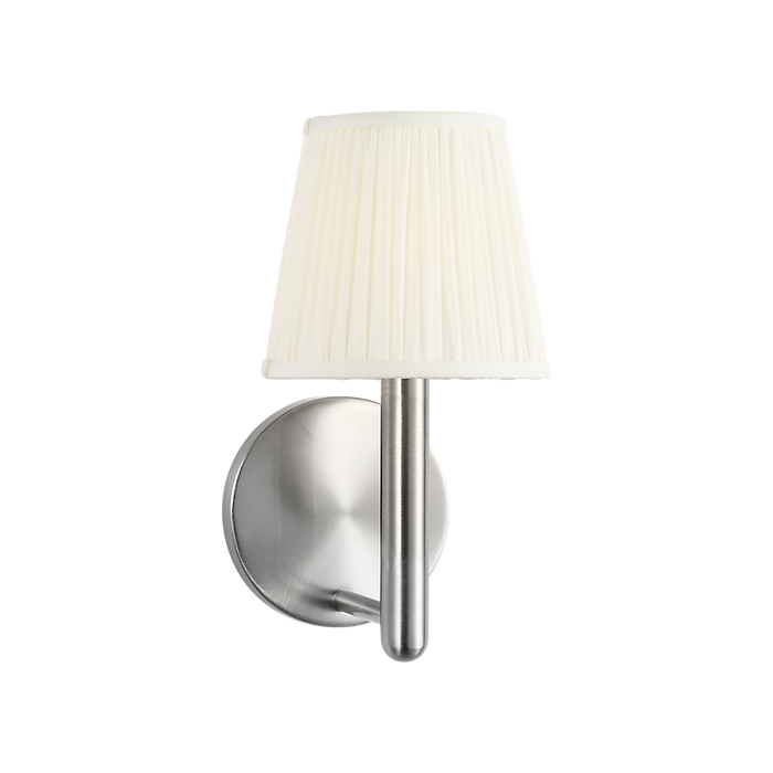 Generation Lighting Vilera One-Light Sconce Brushed Nickel Bulb[s] Not Included (GLW1881BN)