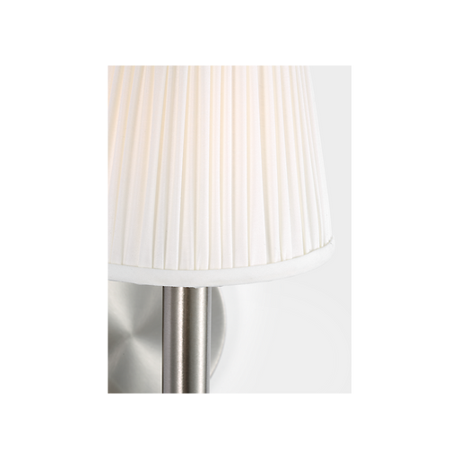 Generation Lighting Vilera One-Light Sconce Brushed Nickel Bulb[s] Not Included (GLW1881BN)