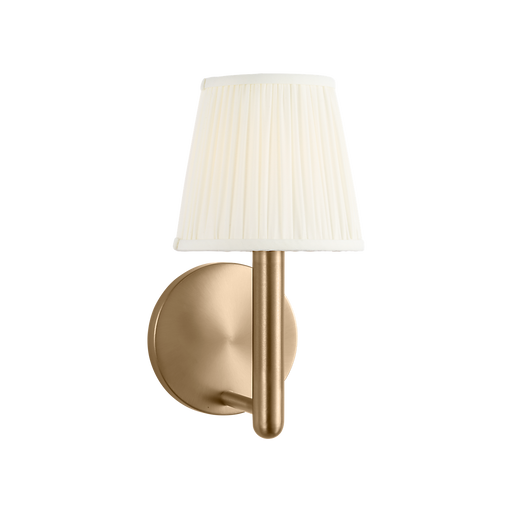 Generation Lighting Vilera One-Light Sconce Satin Brass Bulb[s] Not Included (GLW1881SB)