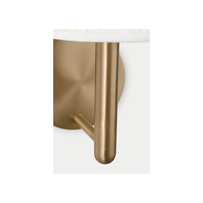 Generation Lighting Vilera One-Light Sconce Satin Brass Bulb[s] Not Included (GLW1881SB)