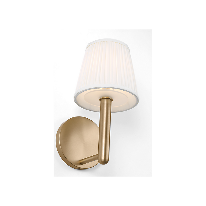 Generation Lighting Vilera One-Light Sconce Satin Brass Bulb[s] Not Included (GLW1881SB)