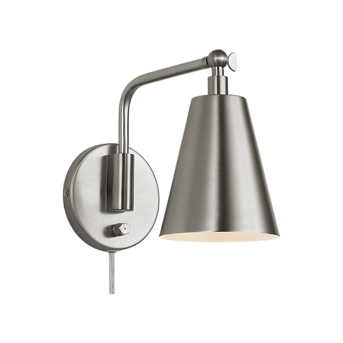 Generation Lighting Drae One-Light Task Sconce Burnished Brass Bulb[s] Included (GLW2001BNE)