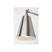 Generation Lighting Drae One-Light Task Sconce Burnished Brass Bulb[s] Included (GLW2001BNE)