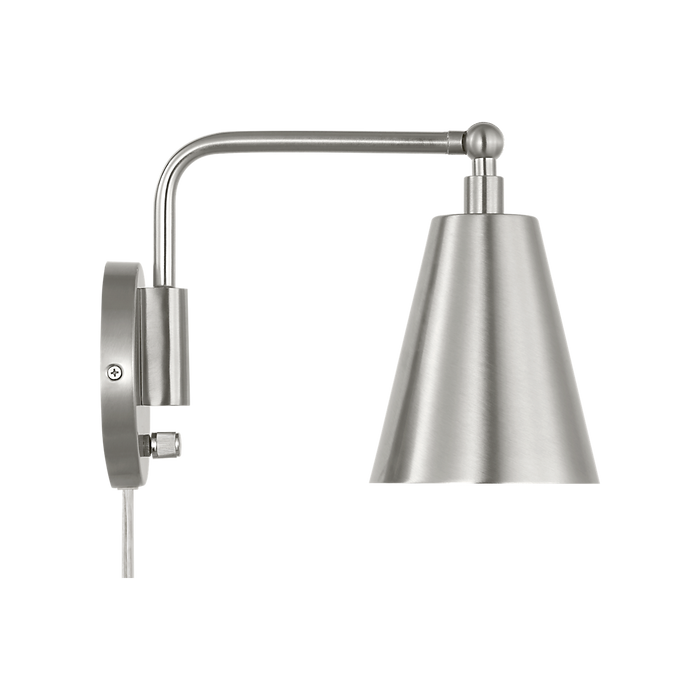 Generation Lighting Drae One-Light Task Sconce Burnished Brass Bulb[s] Included (GLW2001BNE)
