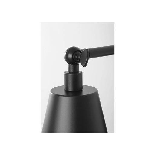 Generation Lighting Drae One-Light Task Sconce Midnight Black Bulb[s] Included (GLW2001MBKE)