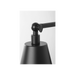 Generation Lighting Drae One-Light Task Sconce Midnight Black Bulb[s] Not Included (GLW2001MBK)