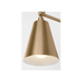 Generation Lighting Drae One-Light Task Sconce Satin Brass Bulb[s] Not Included (GLW2001SB)