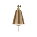Generation Lighting Drae One-Light Task Sconce Satin Brass Bulb[s] Not Included (GLW2001SB)