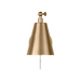 Generation Lighting Drae One-Light Task Sconce Satin Brass Bulb[s] Included (GLW2001SBE)