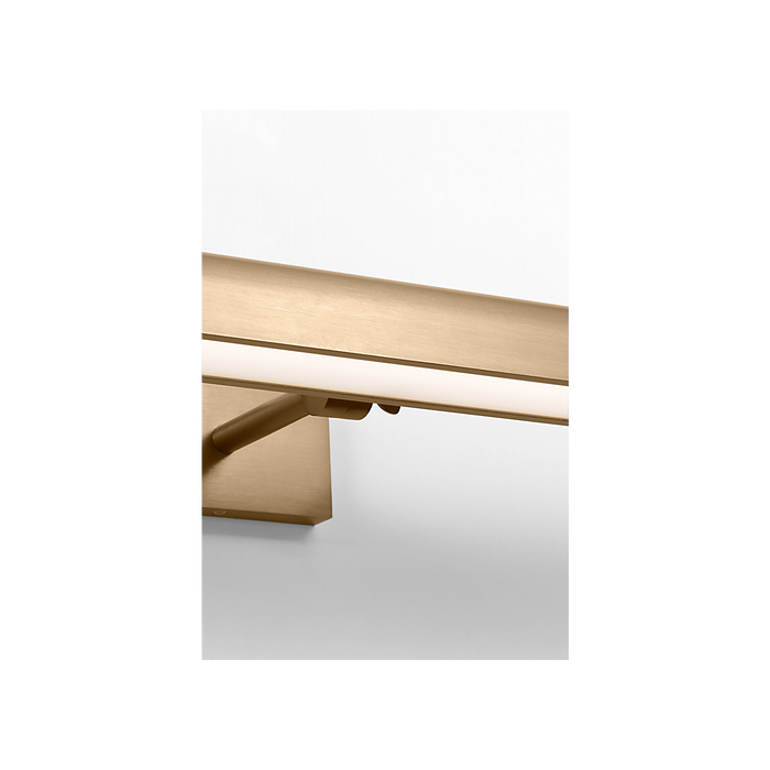 Generation Lighting Gallery 24 Inch LED Picture Light Satin Brass (GLW2021SB)