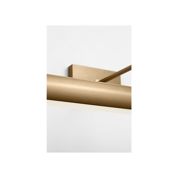 Generation Lighting Loxen 24 Inch LED Picture Light Satin Brass (GLW2031SB)