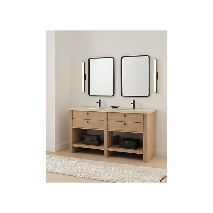 Generation Lighting Cavitt 24 Inch LED Vanity Midnight Black (GLV1541MBK-L)