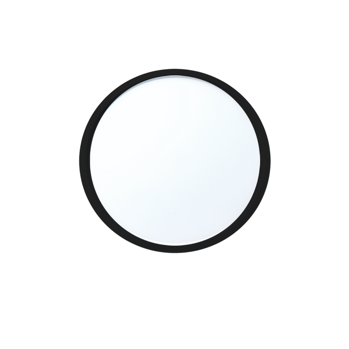 GM Lighting Geotask Tunable White Round 12 Inch Disc 22W CCT Selectable 2700K/3000K/3500K/4000K/5000K 120V 90 CRI Black (GM-RND12-5CCT-BK)