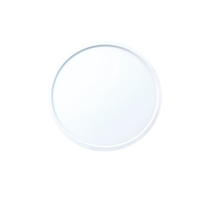 GM Lighting Geotask Tunable White Round 12 Inch Disc 22W CCT Selectable 2700K/3000K/3500K/4000K/5000K 120V 90 CRI White (GM-RND12-5CCT-WH)