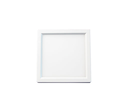 GM Lighting GeoTask 120V Wet Location Surface Mount Lights 23W 1500Lm 3000K 90 CRI 4 Inch Square White (GM-SLD4-30-WH)