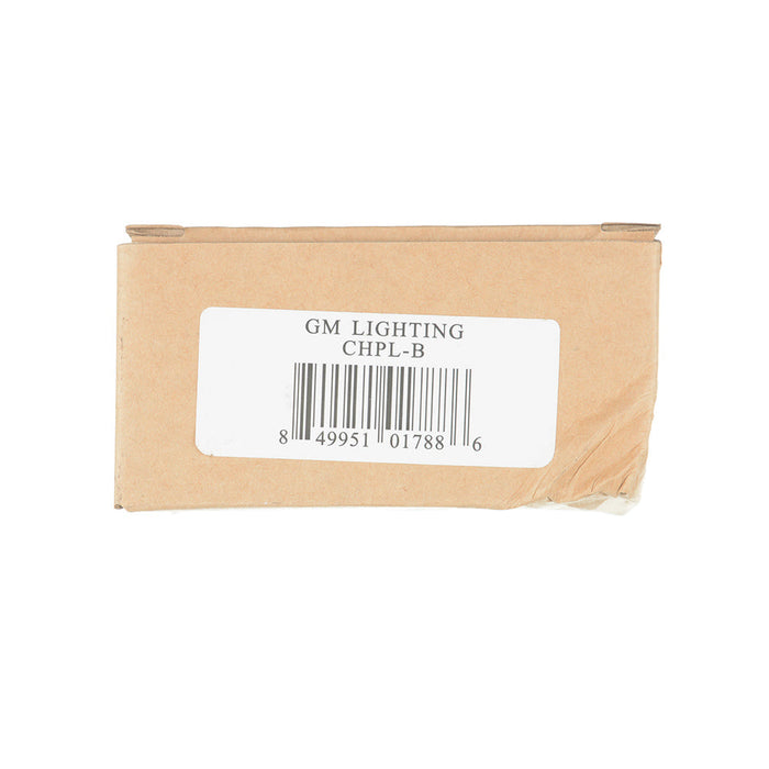 GM Lighting 3W 24V ChromaDim Puck Light Tunable White 2400K-5000K Dimmable 90 CRI Black (CHPL-B)