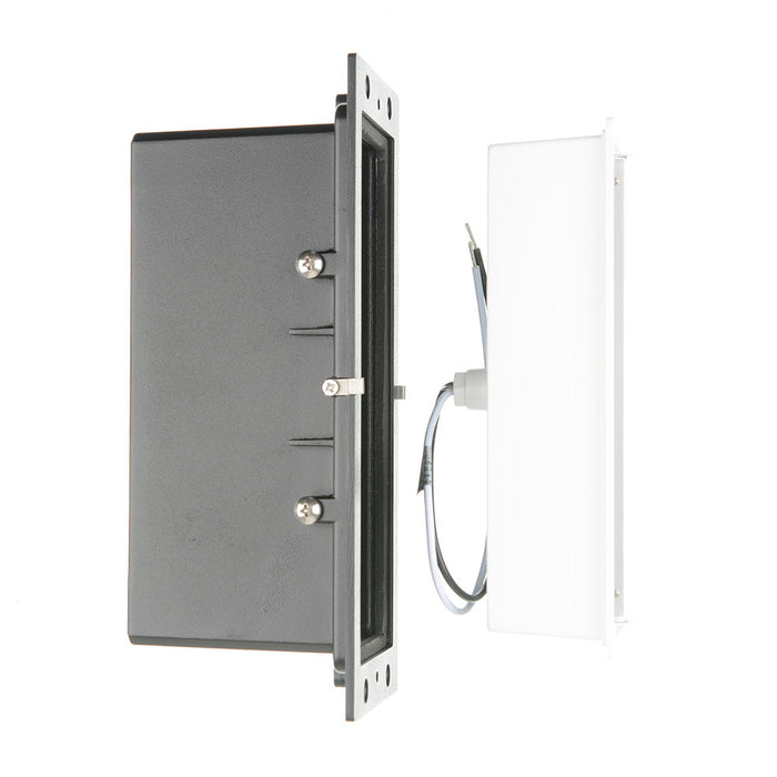 GM Lighting 120V Rough-In Housing For Horizontal Scoop Faceplate For LED Brick Light (GBL-MR)