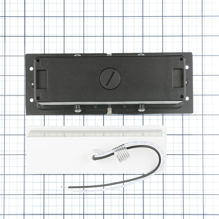 GM Lighting 120V Rough-In Housing For Horizontal Scoop Faceplate For LED Brick Light (GBL-MR)