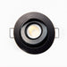 GM Lighting 12VDC Mini LED Dimmable Recessed Downlight 3W 120Lm 3000K 2 Inch Diameter Black (GMR4-WW-B)