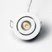 GM Lighting GMR6 Series 120VAC IC Rated Mini Adjustable LED Downlight 6W 500Lm 3000K 55 Degree Beam Spread White (GMR6-120V-IC-WFL-W)