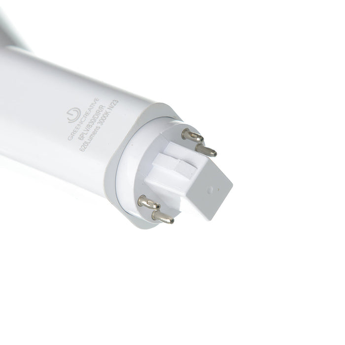 Green Creative 6PLV/830/DIR/R PLV G24q 6W PL Edge Series Direct Ballast Compatible 3000K (28371)