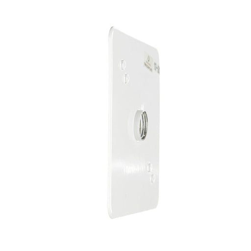 Green Creative TRK/COVPLATE/WH Single Circuit J-Type Cover Plate White For Use With L T And X Connectors (35831)