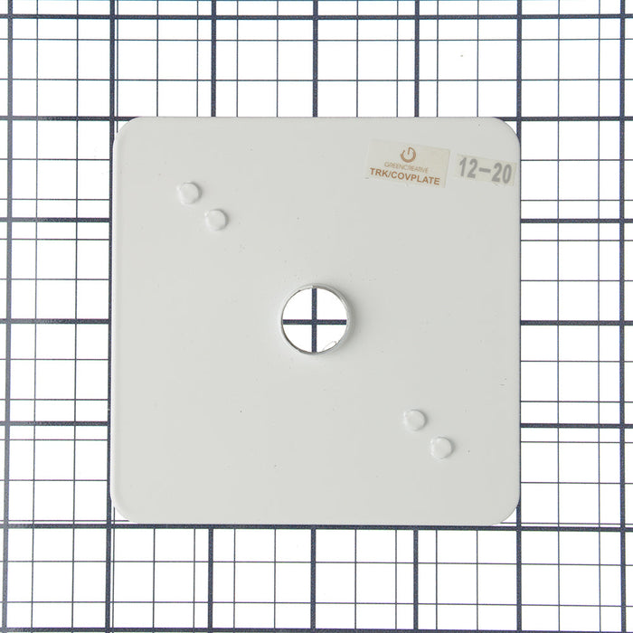 Green Creative TRK/COVPLATE/WH Single Circuit J-Type Cover Plate White For Use With L T And X Connectors (35831)