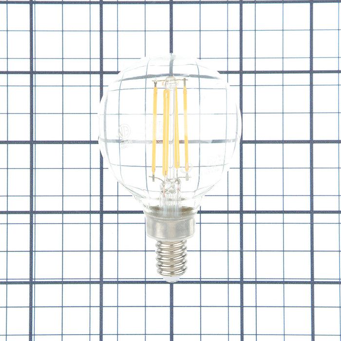 Green Creative 3.8FG16.5DIM/927/R Wet Location Rated G16.5 E12 3.8W T20 Filament High CRI 92 120V Dimmable Clear (36067)