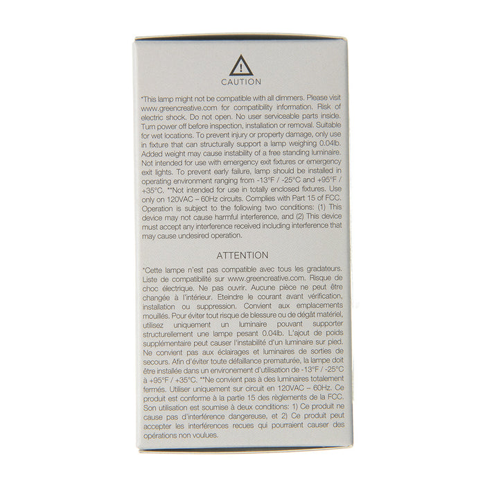 Green Creative 1FS14/820/A/R Wet Location Rated S14 E26 1W Filament 120V Amber (36078)