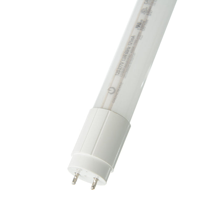 Green Creative 13T8/4F/840/BYP/RC 4 Foot LED Single Ended T8 Tube 13W 4000K 1750Lm 82 CRI 160 Degree Beam Bypass 120-277V (36971)