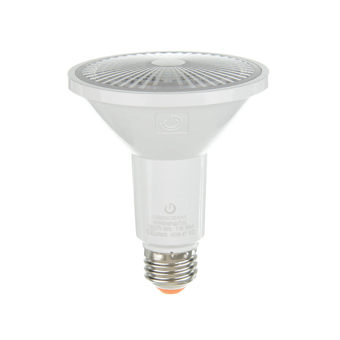Green Creative 11PAR30/940FL40/277V/SL PAR30 E26 Base 11W Refine Series High 95 CRI 120-277V Non-Dimmable (37193)