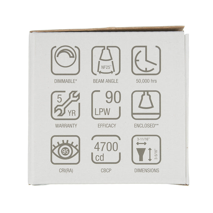 Green Creative 11PAR30SNDIM/930NF25/SL PAR30SN E26 Base 11W Refine Series High 95 CRI 25 Degree Beam Angle 120V Dimmable (37196)