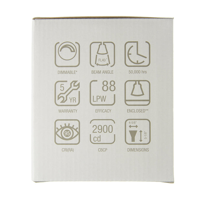 Green Creative 15.5PAR38DIM/935FL40/SL PAR38 E26 Base 15.5W Refine Series High 95 CRI 40 Degree Beam Angle 120V Dimmable (37208)