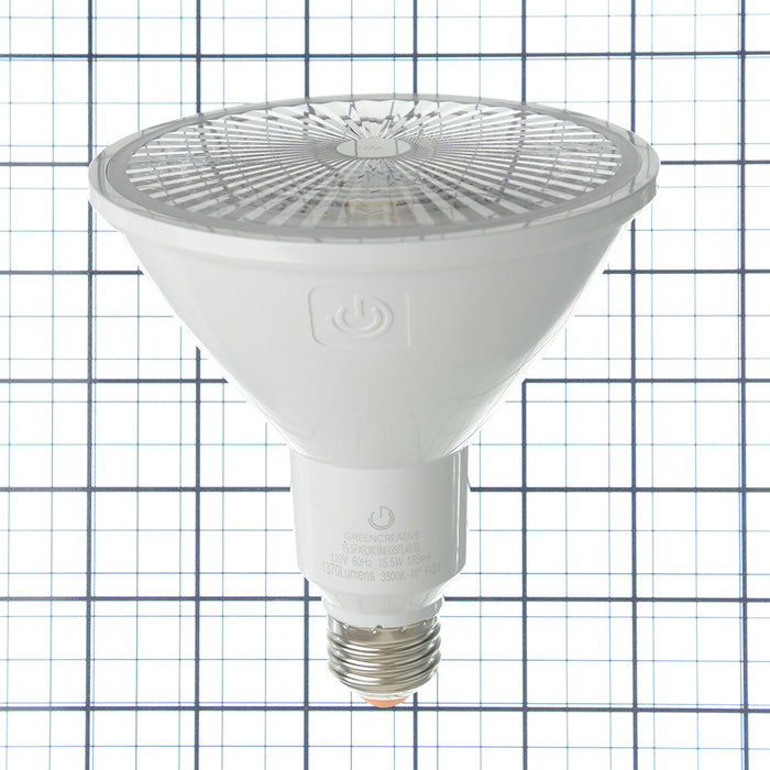 Green Creative 15.5PAR38DIM/935FL40/SL PAR38 E26 Base 15.5W Refine Series High 95 CRI 40 Degree Beam Angle 120V Dimmable (37208)