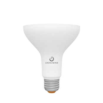 Green Creative 10BR30DIM/9CCTS 10W LED BR30 Lamp CCT Selectable 2700K/3000K/3500K/4000K/5000K 950Lm 120V 120 Degree Beam 92 CRI Dimmable (38308)