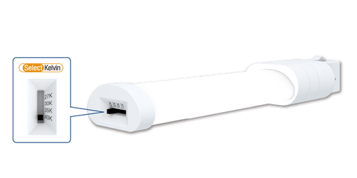 Green Creative 5.5PLS/8CCTS/HYBM/GX23 PL Edge Series Hybrid 5.5W LED PLS Lamp GX23 Base CCT Selectable 2700K/3000K/3500K/4000K 82 CRI 120-277V (38673)