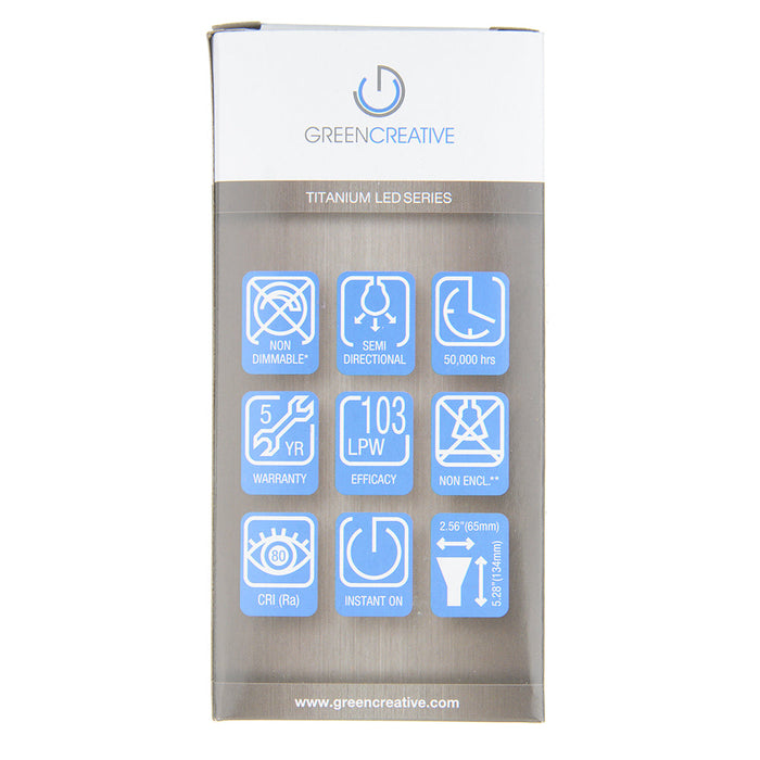 Green Creative 5.5PLSV/827/HYB/GX23 PLS V GX23 5.5W PL Edge Series Hybrid 2700K (98403)