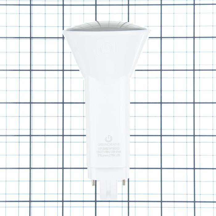 Green Creative 5.5PLSV/827/HYB/GX23 PLS V GX23 5.5W PL Edge Series Hybrid 2700K (98403)