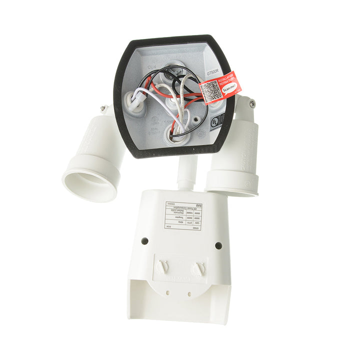 RAB LED Outdoor Sensor Lights With GT500RW Sensor And 2 CCT Selectable PAR38 Lamps 38W 3000K/4000K/5000K E26 Base 90 CRI 3600Lm Kit (GT500RW/L)